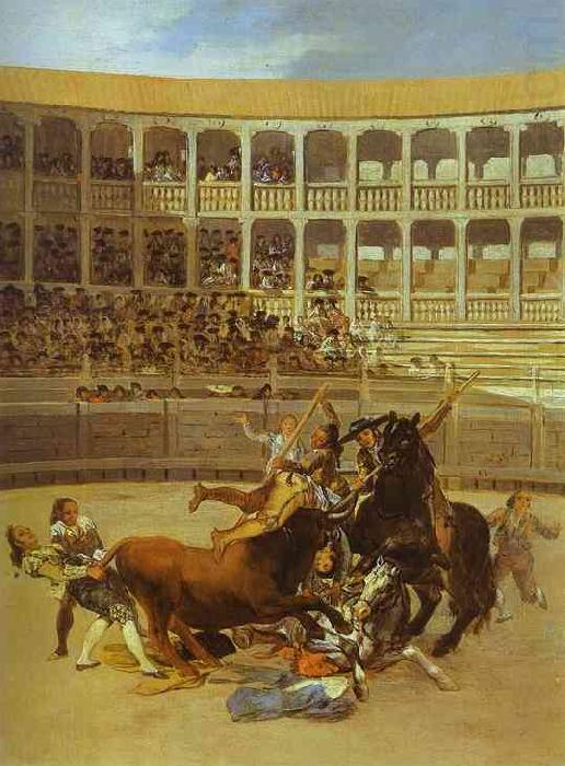 Francisco Jose de Goya Death of Picador china oil painting image